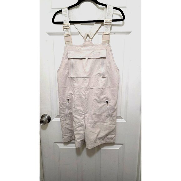 FP Movement Women's Beige Hit The Hill Shorts Utility Overalls Size S/P - Picture 2 of 8